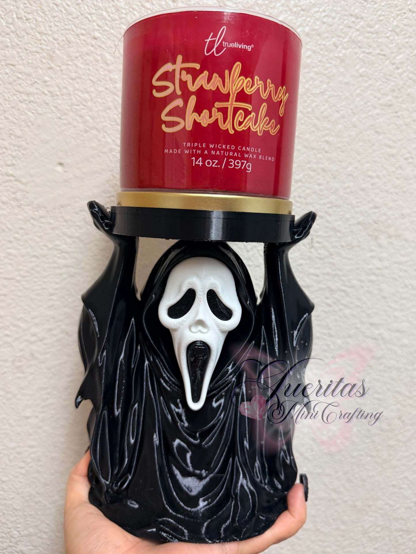 Ghost-face Candle Holder