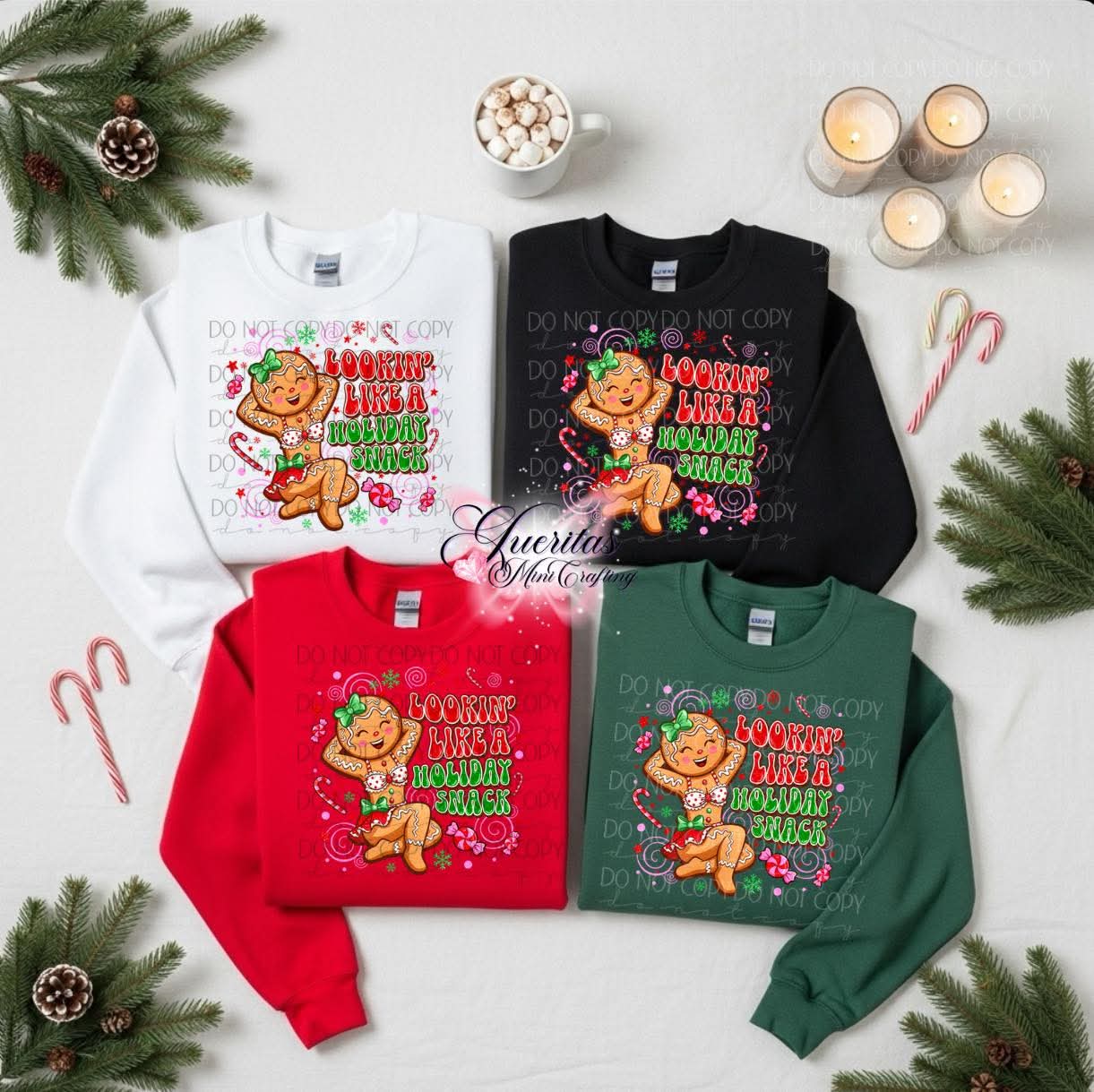 Holiday Snack Gingerbread Crewneck