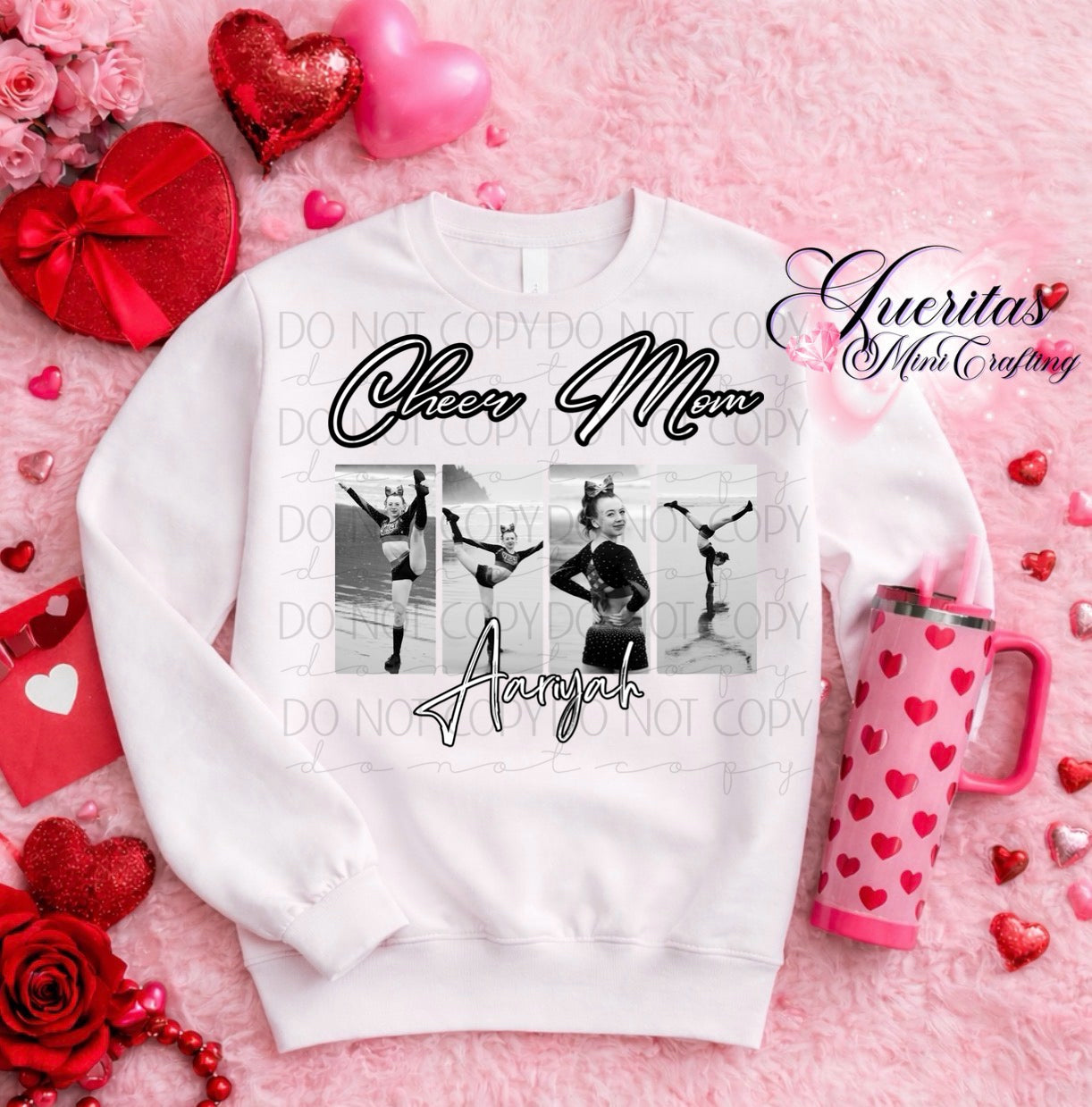 Custom Flame Cheer Tshirt
