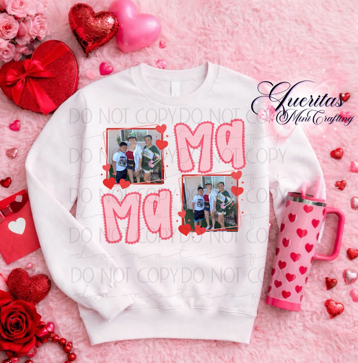 Mama Custom Picture Crewneck