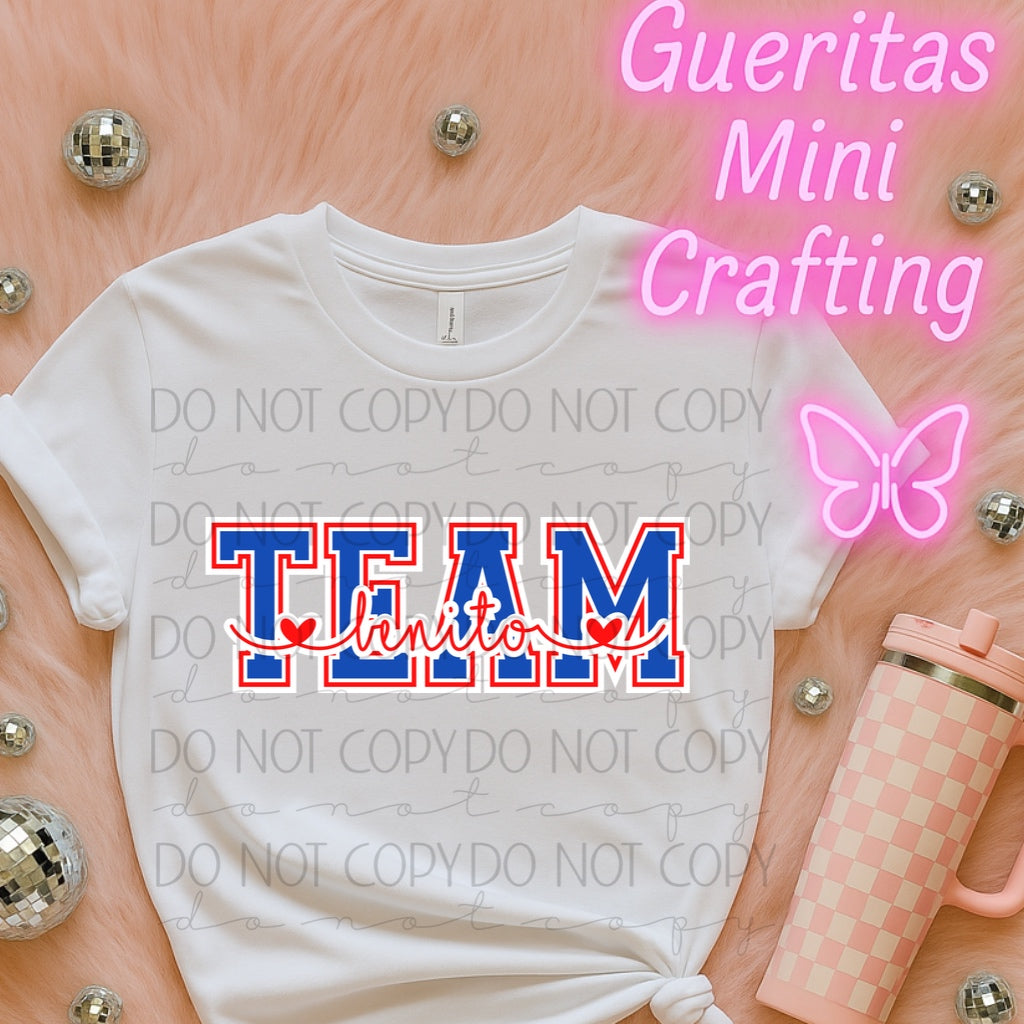 Team Benito SuperBowl Tshirt