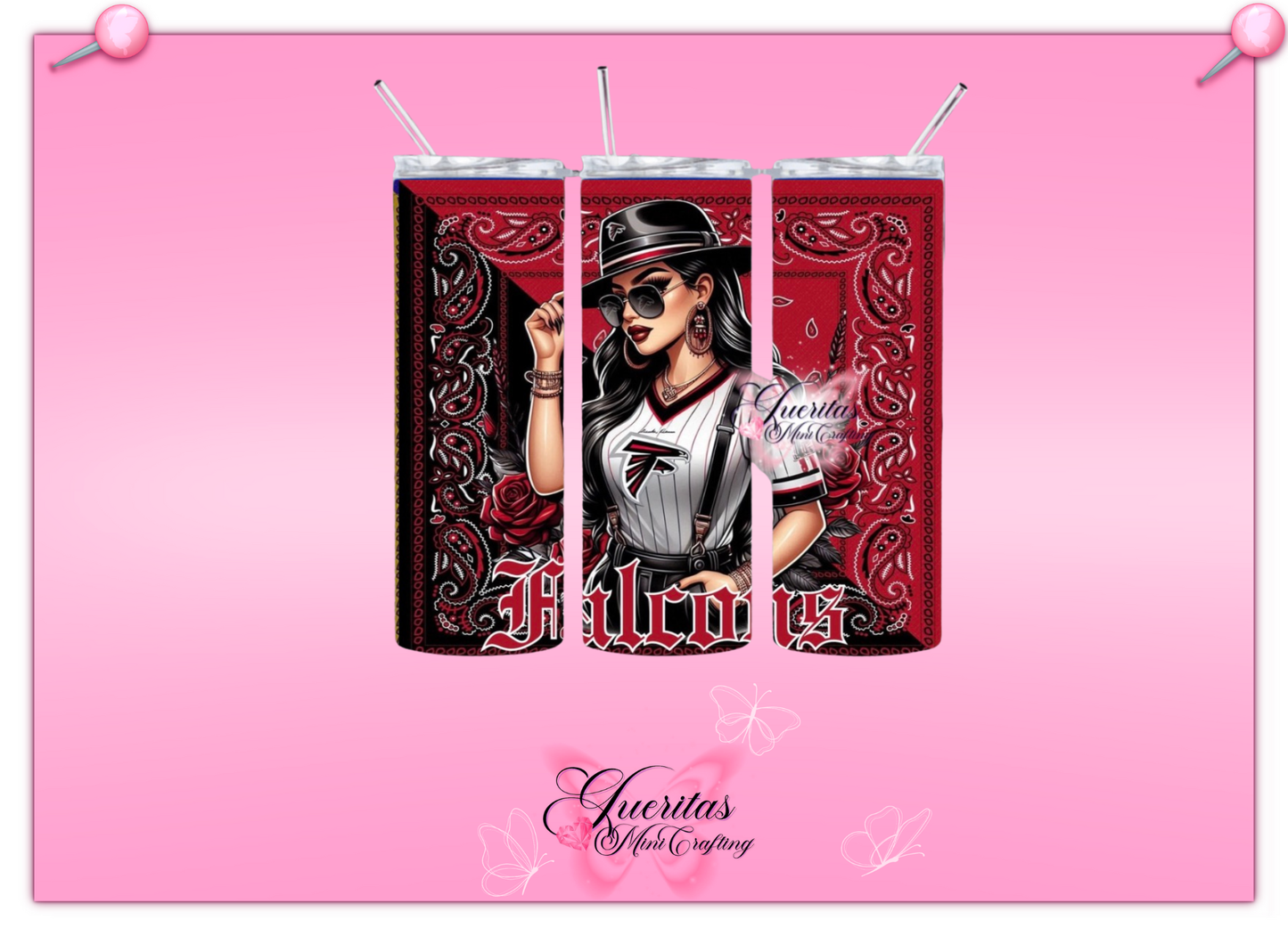 Chicana Football Tumbler