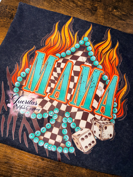 Mama Rhinestone Tshirt