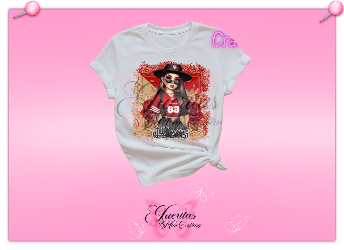 Chicana Football Tshirt