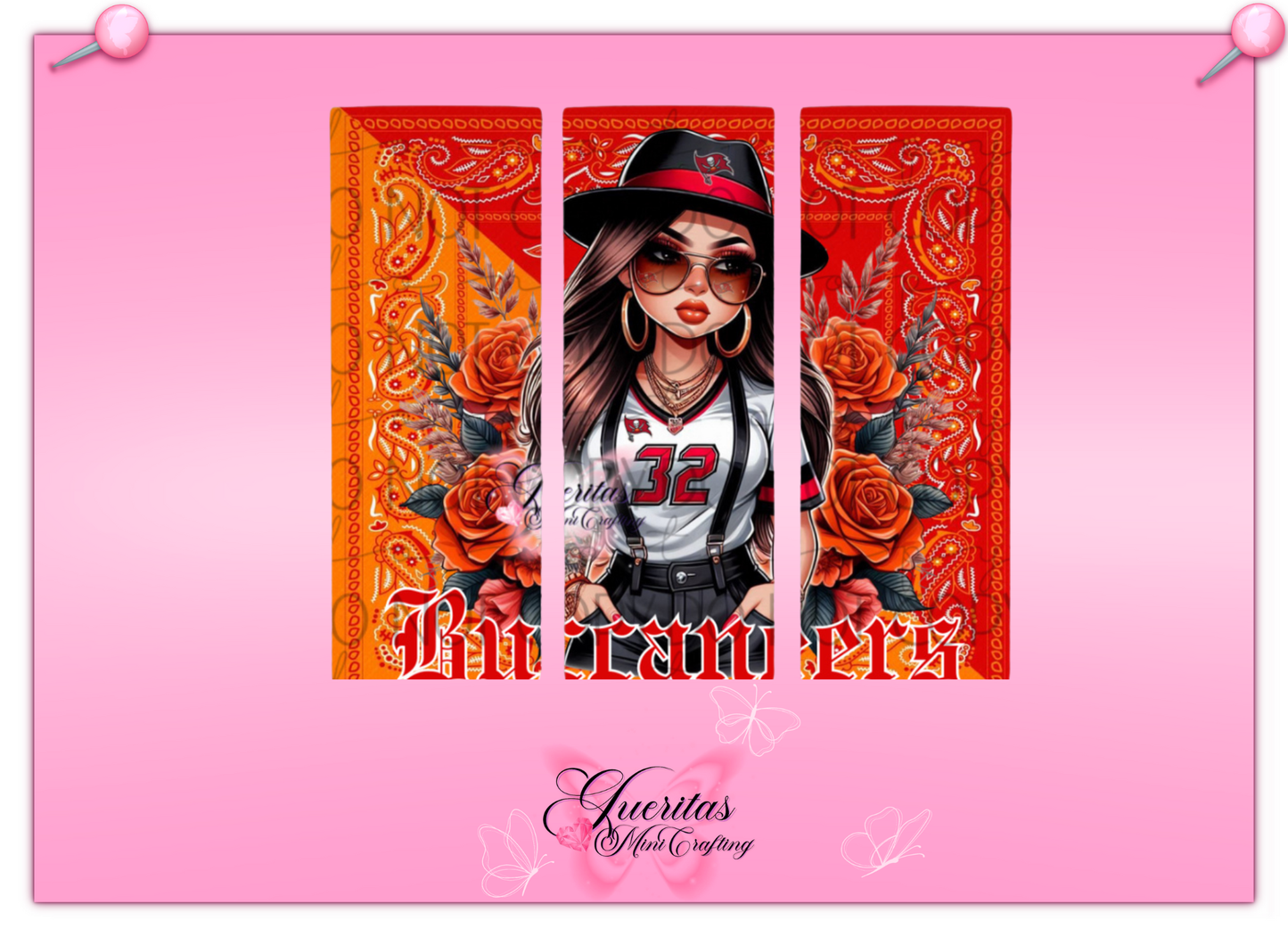 Chicana Football Tumbler