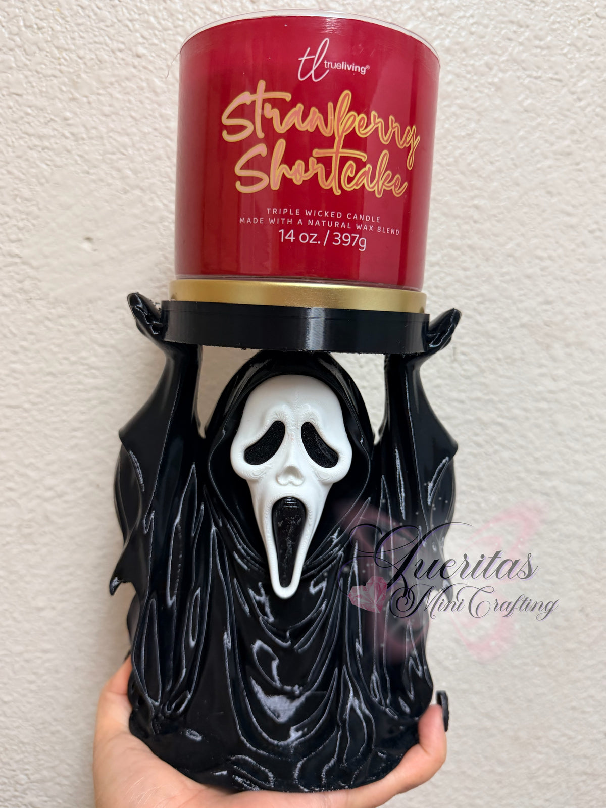 Ghost-face Candle Holder