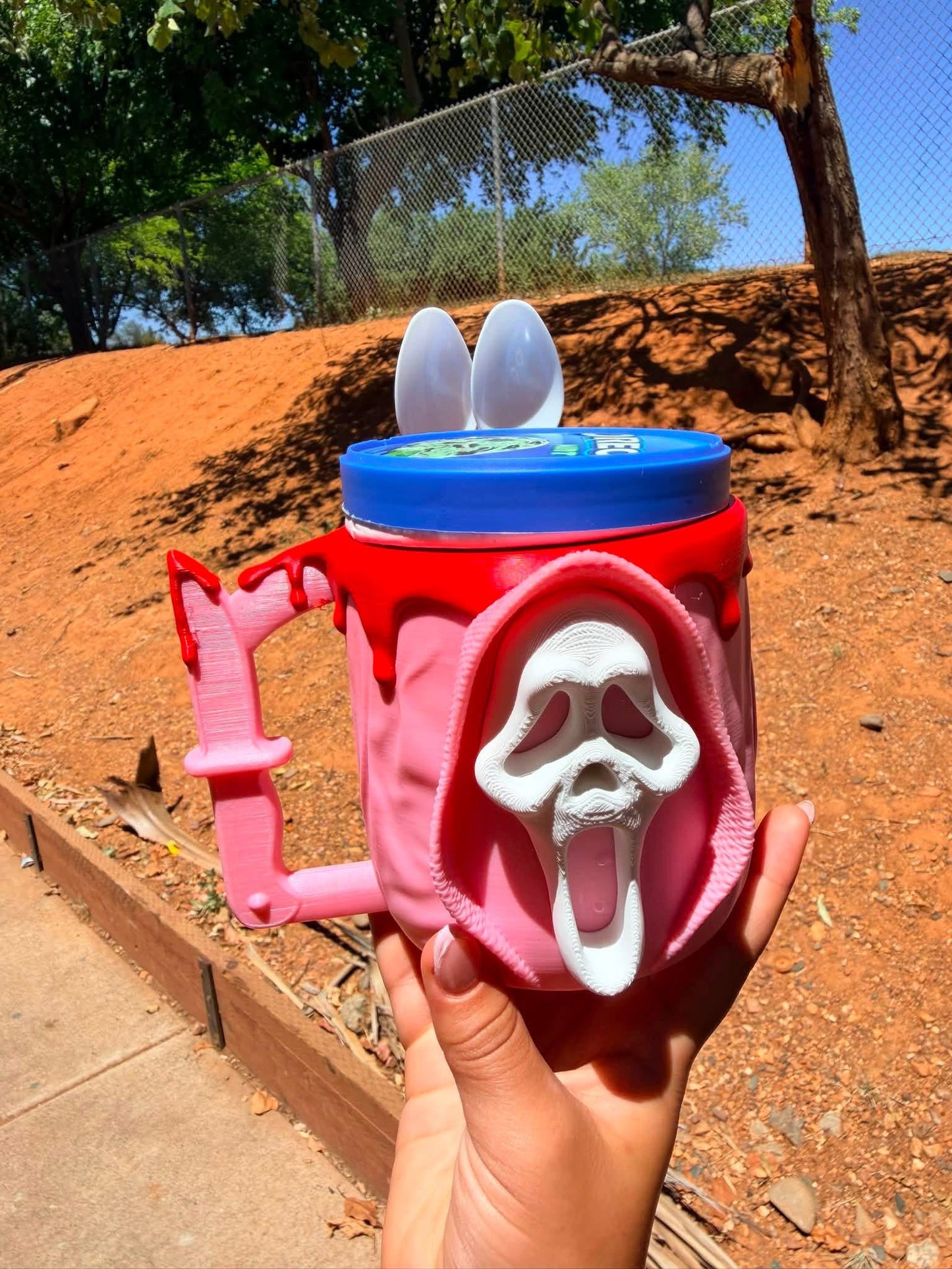 Ghostface Ice Cream Holder