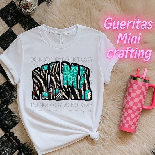 Mama Teal Tshirt