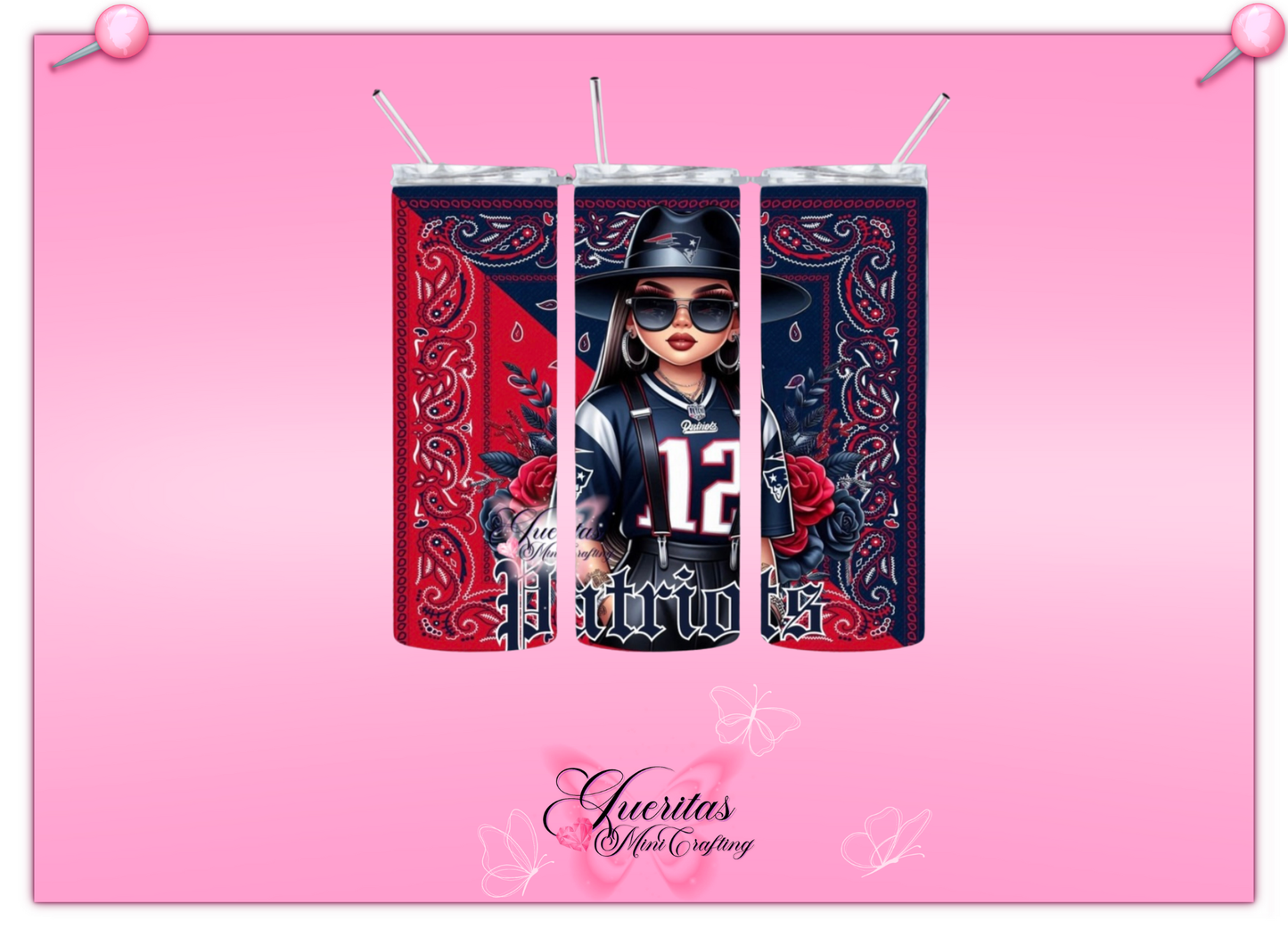 Chicana Football Tumbler