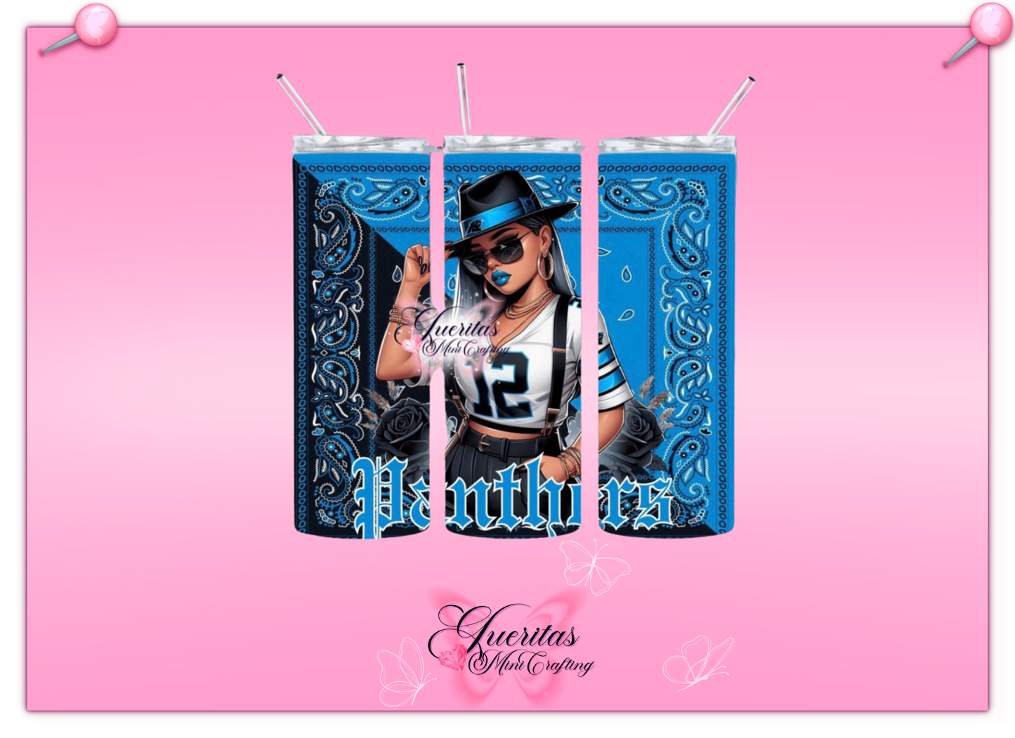 Chicana Football Tumbler