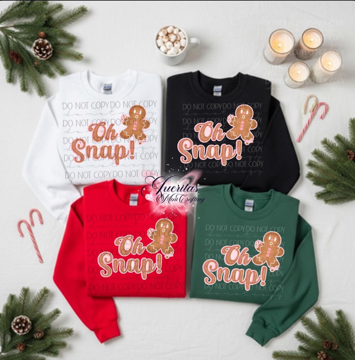 Oh Snap Gingerbread Crewneck