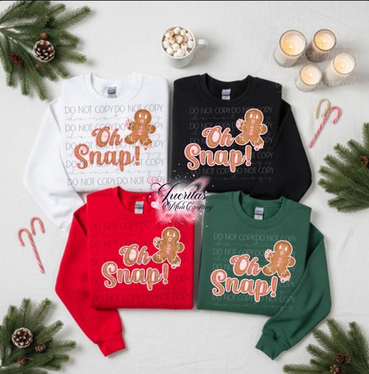 Oh Snap Gingerbread Crewneck