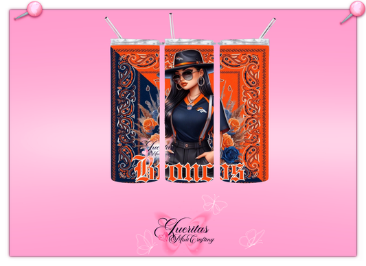 Chicana Football Tumbler