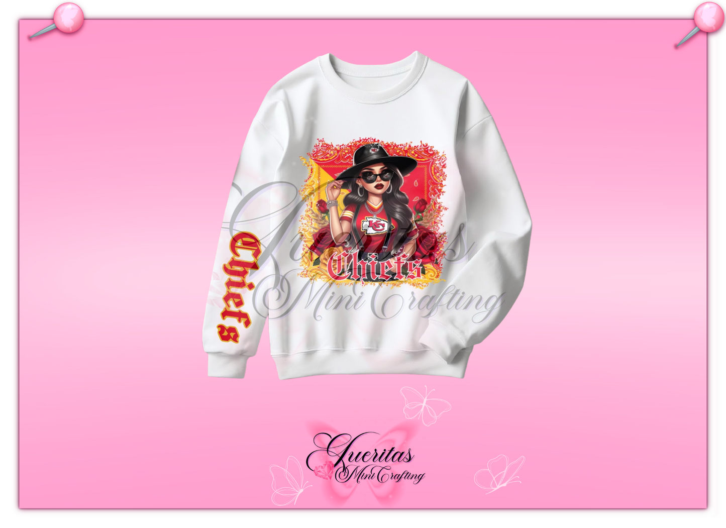 Chicana Football Hoodies