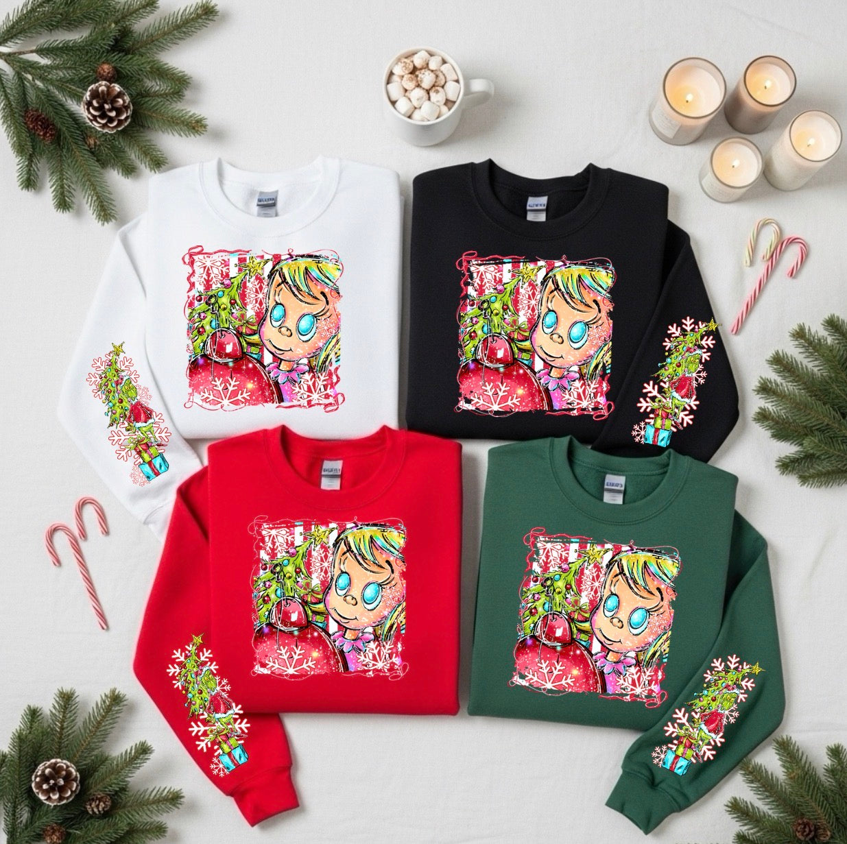Green Man 3 Crewneck