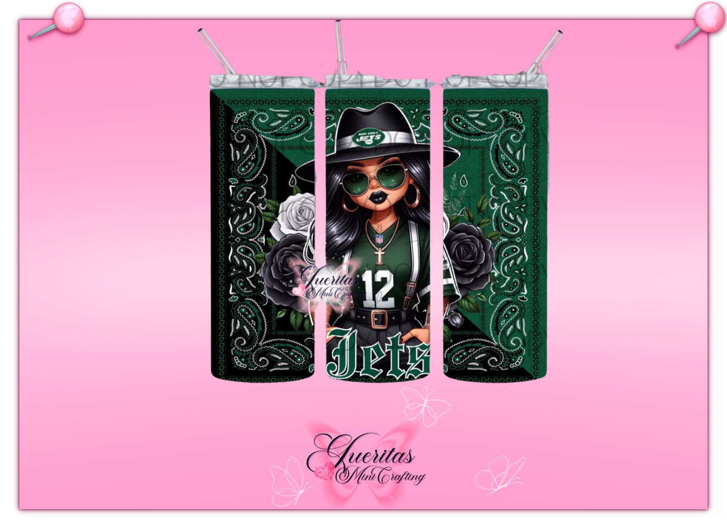 Chicana Football Tumbler