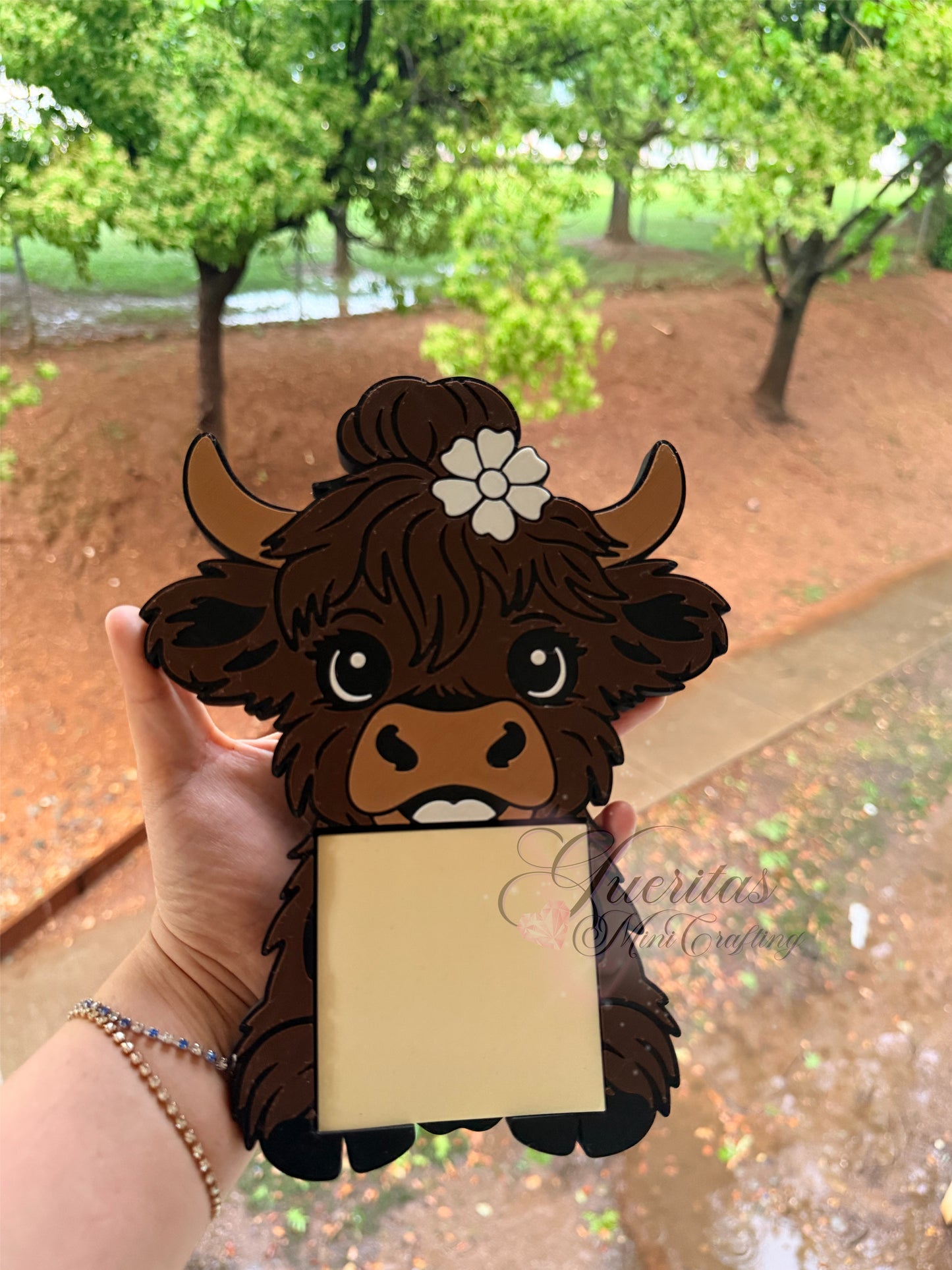 Highland Cow Sticky Notepad
