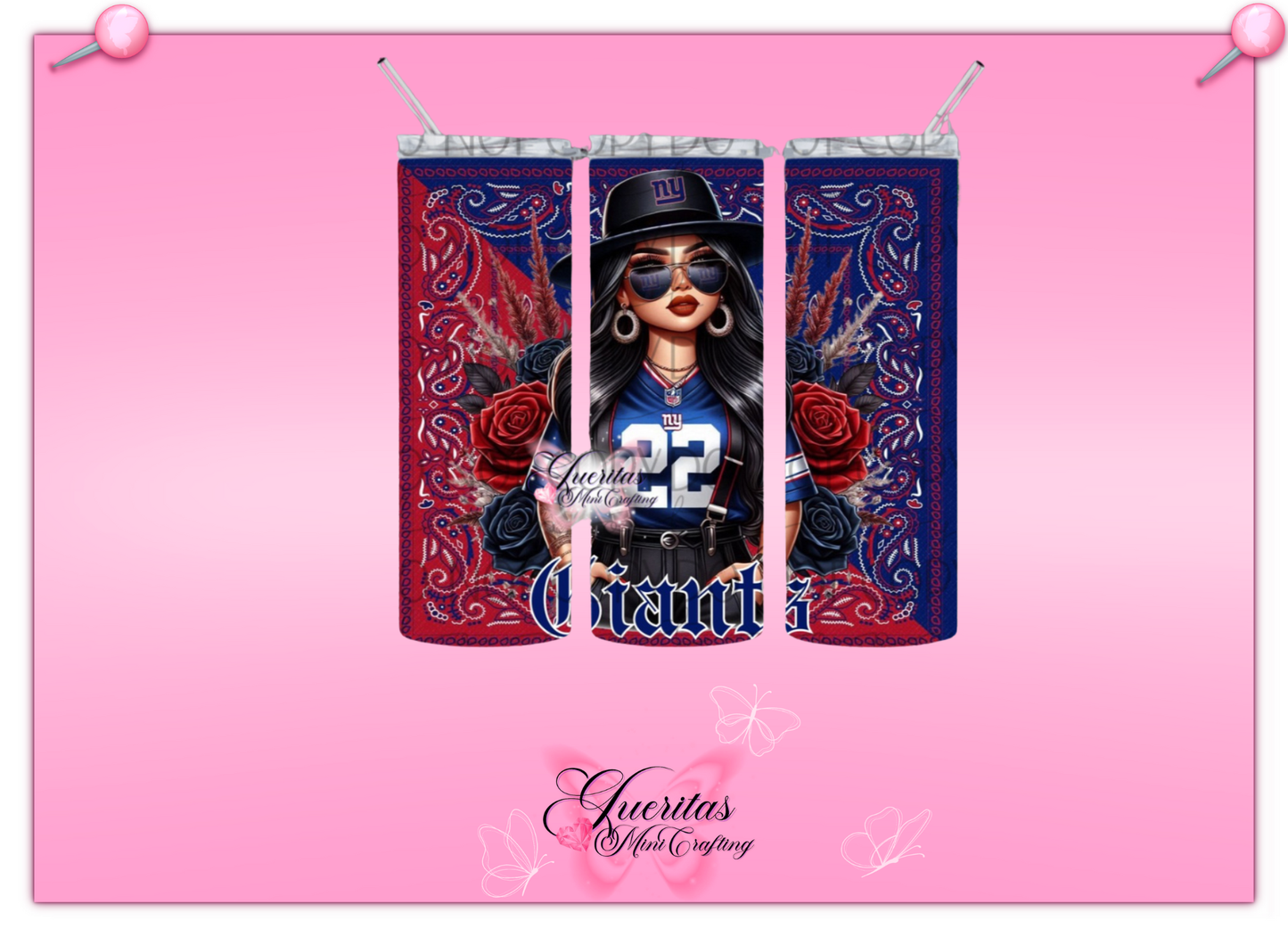 Chicana Football Tumbler