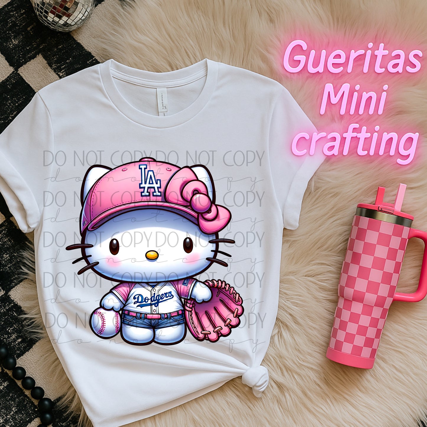 Pink HK LA Tshirt