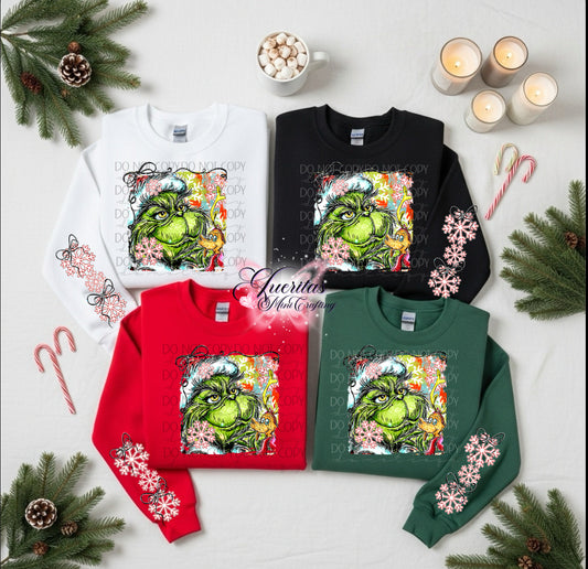Green Man Crewneck