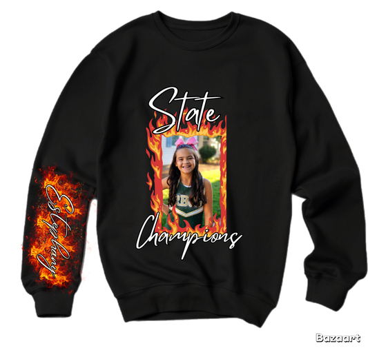 Custom Cheer State Champions Crewneck